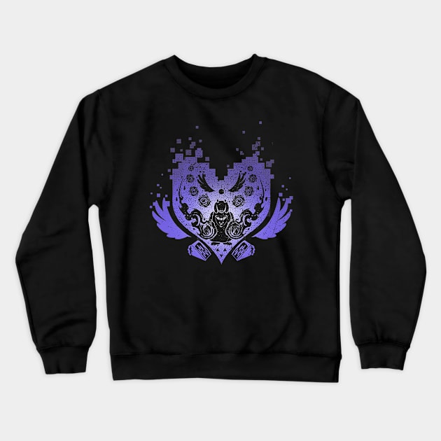 Underheart - Toriel Lilac Crewneck Sweatshirt by Drawerpunk